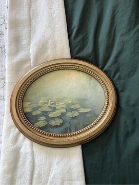 Hobby Lobby Gold Framed Waterlily Wall Art